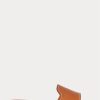 Brown Women’s Ralph Lauren Vachetta Leather Slippers