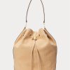 Buff Women’s Ralph Lauren Nubuck Large Andie Handbag
