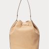 Buff Women’s Ralph Lauren Nubuck Large Andie Handbag