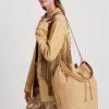 Buff Women’s Ralph Lauren Nubuck Large Andie Handbag