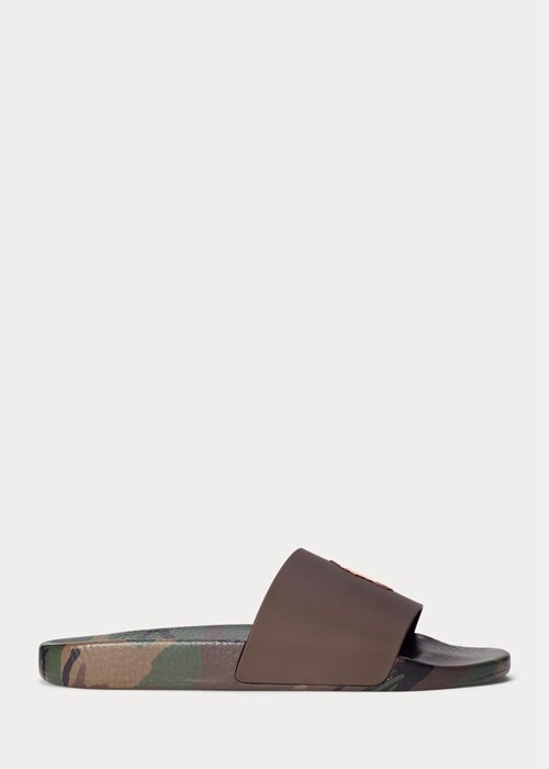 Camo Men’s Ralph Lauren Signature Pony Camo Slippers Camo Men’s Ralph Lauren Signature Pony Camo Slippers