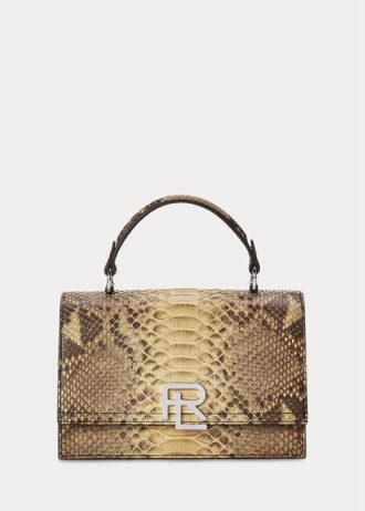 cCopper Women’s Ralph Lauren The Python RL Top Handle Crossbody Bags
