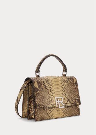 cCopper Women’s Ralph Lauren The Python RL Top Handle Crossbody Bags