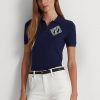 Cream / Navy Women’s Ralph Lauren Two-Tone Cotton Cardigan Sweaters Cream / Navy Women’s Ralph Lauren Two-Tone Cotton Cardigan Sweaters