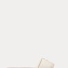 Cream Women’s Ralph Lauren Andela Calf-Suede Sandals