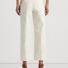 Cream Women’s Ralph Lauren Double-Faced Stretch Cotton Ankle Pants Cream Women’s Ralph Lauren Double-Faced Stretch Cotton Ankle Pants