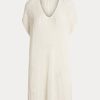 Cream Women’s Ralph Lauren Open-Stitch Merino Wool Tunic Sweaters Cream Women’s Ralph Lauren Open-Stitch Merino Wool Tunic Sweaters
