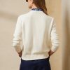 Cream Women’s Ralph Lauren Sarong Bear Jersey Sweaters