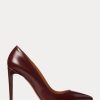 Dark Brown Women’s Ralph Lauren Celia Calfskin Heels Dark Brown Women’s Ralph Lauren Celia Calfskin Heels
