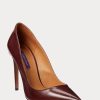 Dark Brown Women’s Ralph Lauren Celia Calfskin Heels Dark Brown Women’s Ralph Lauren Celia Calfskin Heels