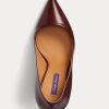 Dark Brown Women’s Ralph Lauren Celia Calfskin Heels Dark Brown Women’s Ralph Lauren Celia Calfskin Heels
