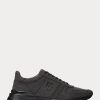 Dark Grey Men’s Ralph Lauren Ethan Wool Flannel Sneakers Dark Grey Men’s Ralph Lauren Ethan Wool Flannel Sneakers