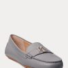 Dark Grey Women’s Ralph Lauren Barnsbury Nappa Leather Driver Loafers