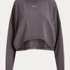 Dark Grey Women’s Ralph Lauren Oversize Stretch-Blend Fleece Sweatshirts Dark Grey Women’s Ralph Lauren Oversize Stretch-Blend Fleece Sweatshirts