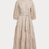 Flower Women’s Ralph Lauren Belted Floral Cotton Tiered Dress Flower Women’s Ralph Lauren Belted Floral Cotton Tiered Dress