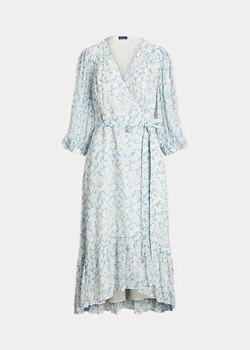 Flower Women’s Ralph Lauren Floral Crinkle Georgette Wrap Dress Flower Women’s Ralph Lauren Floral Crinkle Georgette Wrap Dress