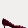 Fuchsia Women’s Ralph Lauren Amory Velvet Heels Fuchsia Women’s Ralph Lauren Amory Velvet Heels