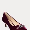 Fuchsia Women’s Ralph Lauren Amory Velvet Heels Fuchsia Women’s Ralph Lauren Amory Velvet Heels