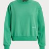 Green Women’s Ralph Lauren Fleece Crewneck Sweatshirts