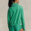 Green Women’s Ralph Lauren Fleece Crewneck Sweatshirts