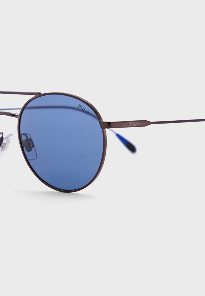 Grey Men’s Ralph Lauren 0Ph3136 Round Sunglasses Grey Men’s Ralph Lauren 0Ph3136 Round Sunglasses