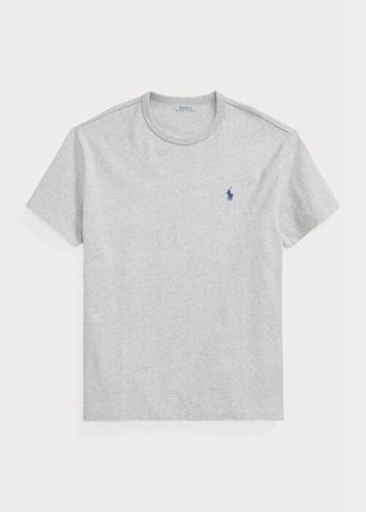 Grey Men’s Ralph Lauren Classic Fit Heavyweight Jersey  T Shirts