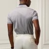 Grey Men’s Ralph Lauren Custom Slim Fit Bear Polo Shirts Grey Men’s Ralph Lauren Custom Slim Fit Bear Polo Shirts