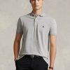 Grey Men’s Ralph Lauren Custom Slim Fit Stretch Mesh Polo Shirts Grey Men’s Ralph Lauren Custom Slim Fit Stretch Mesh Polo Shirts