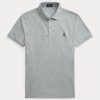 Grey Men’s Ralph Lauren Custom Slim Fit Stretch Mesh Polo Shirts Grey Men’s Ralph Lauren Custom Slim Fit Stretch Mesh Polo Shirts