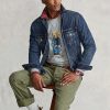 Grey Men’s Ralph Lauren Polo Bear Fleece  Sweatshirt