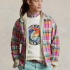 Grey Men’s Ralph Lauren Reversible Madras-Twill Jackets