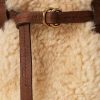 Honey/Cream Women’s Ralph Lauren Shearling Mini Bellport Bucket Bags