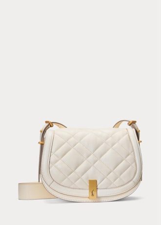 ivory women s ralph lauren polo id quilted leather saddle bags 1 330x462 - Ivory Women's Ralph Lauren Polo ID Quilted Leather Saddle Bags
