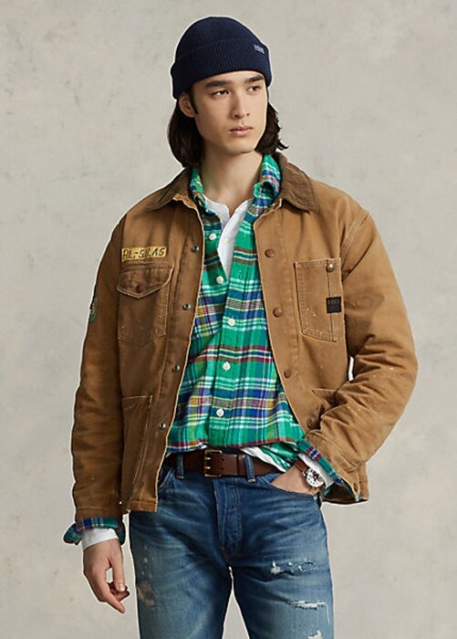 Khaki Men’s Ralph Lauren Wool-Lined Field Jackets Khaki Men’s Ralph Lauren Wool-Lined Field Jackets