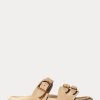 Grey Women’s Ralph Lauren Ezra Calfskin Suede Sandals