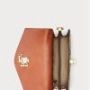 Khaki Women’s Ralph Lauren Faux-Snakeskin Small Tayler Crossbody Bags