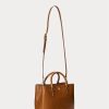 Lauren Tan Women’s Ralph Lauren Leather Small Marcy Satchel Bags