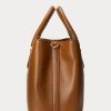 Lauren Tan Women’s Ralph Lauren Leather Small Marcy Satchel Bags