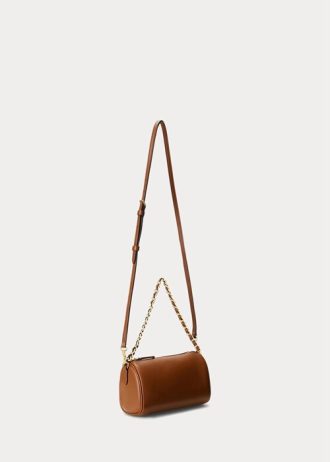 Lauren Tan Women’s Ralph Lauren Nappa Leather Small Emelia Shoulder Bags