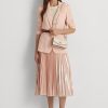 Light Pink/Vanilla Women’s Ralph Lauren Nappa Leather Small Tayler Crossbody Bags