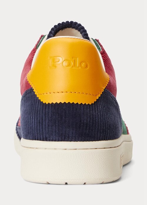 Multicolor Men’s Ralph Lauren Court Corduroy Low-Top Sneakers Multicolor Men’s Ralph Lauren Court Corduroy Low-Top Sneakers