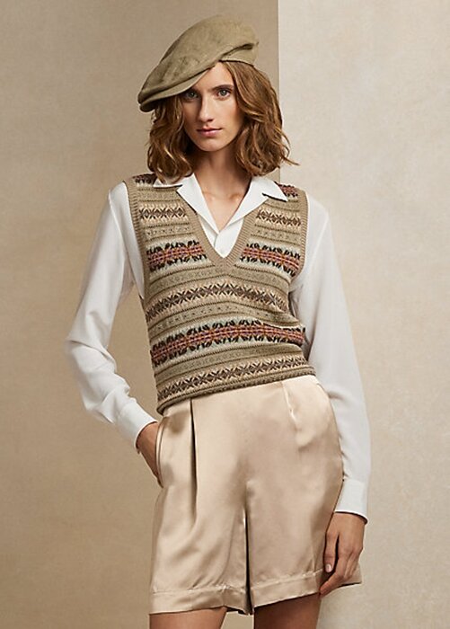 Multicolor Women’s Ralph Lauren Embellished Fair Isle Sweaters Multicolor Women’s Ralph Lauren Embellished Fair Isle Sweaters