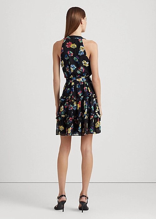 Multicolor Women’s Ralph Lauren Floral Crinkle Georgette Surplice Dress Multicolor Women’s Ralph Lauren Floral Crinkle Georgette Surplice Dress