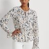 Multicolor Women’s Ralph Lauren Floral Jersey Tie-Neck Peplum Tops Multicolor Women’s Ralph Lauren Floral Jersey Tie-Neck Peplum Tops