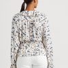 Multicolor Women’s Ralph Lauren Floral Jersey Tie-Neck Peplum Tops Multicolor Women’s Ralph Lauren Floral Jersey Tie-Neck Peplum Tops