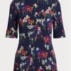 Multicolor Women’s Ralph Lauren Floral Stretch Cotton Boatneck  T Shirts