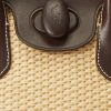 Natural Women’s Ralph Lauren Leather & Straw Medium Bellport Satchel Bags