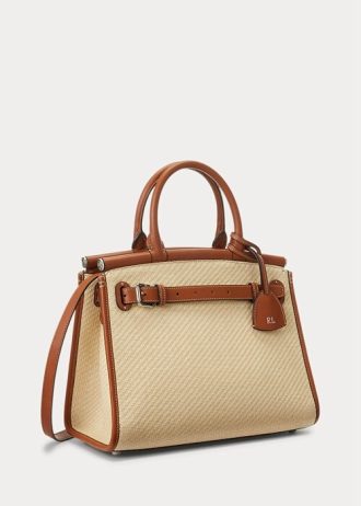 natural women s ralph lauren raffia amp calfskin medium rl50 handbag 2 330x462 - Natural Women's Ralph Lauren Raffia & Calfskin Medium RL50 Handbag