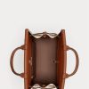 Natural Women’s Ralph Lauren Raffia & Calfskin Medium RL50 Handbag