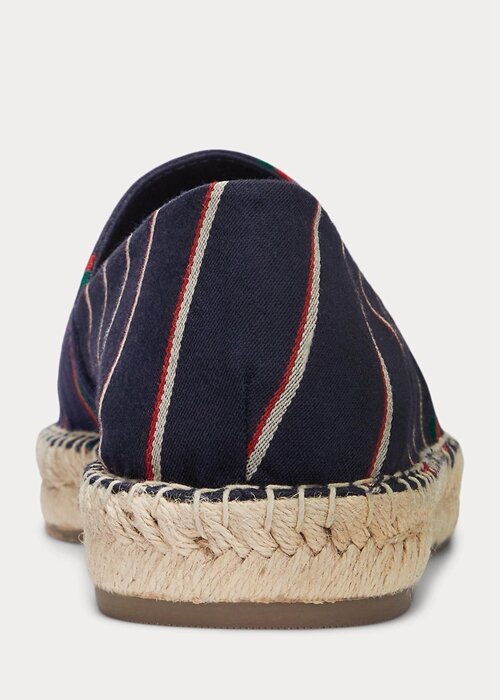 Navy Men’s Ralph Lauren Cevio Crest Striped Casual Shoes Navy Men’s Ralph Lauren Cevio Crest Striped Casual Shoes